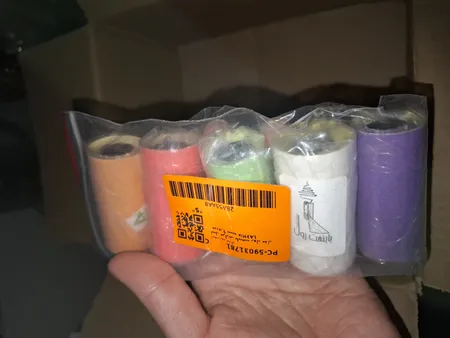 لیبل حرارتی پایتخت رول مدل LA3Mix بسته 5 عددی