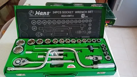 مجموعه 24 عددی آچار بکس هنس مدل 4624-6MT