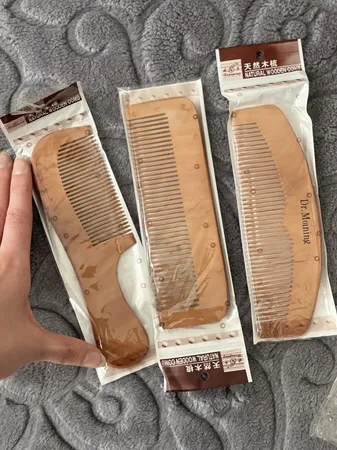 شانه مدل چوبی بسته سه عددی