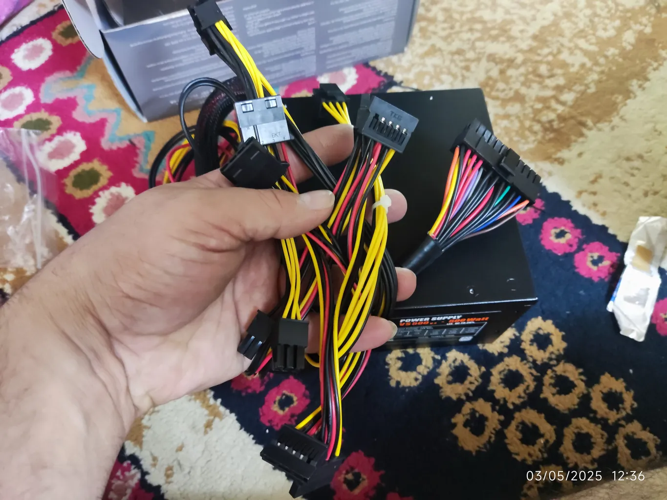 منبع تغذیه کامپیوتر فاطر مدل VS500.v2