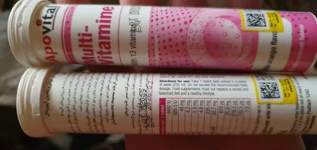 قرص جوشان مولتی ویتامین آپوویتال بسته 20 عددی