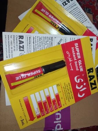 چسب قطره ای رازی مدل Super Glue حجم 3 میلی لیتر بسته 4 عددی