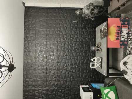 دیوارپوش مدل فومی کد AS23 بسته 9 عددی