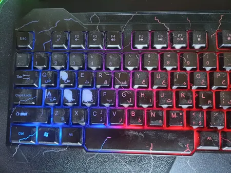 کیبورد مخصوص بازی بیاند مدل BGK-9500، سوییچ ممبران ، Full Size، نورپردازی LED RGB