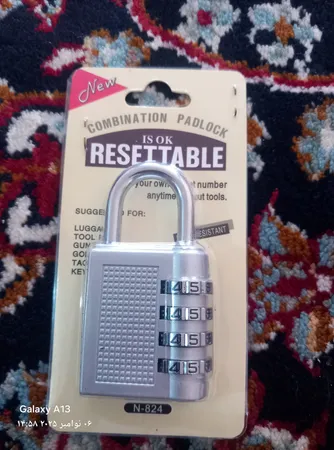 قفل آویز رمزدار مبینس مدل RM-01