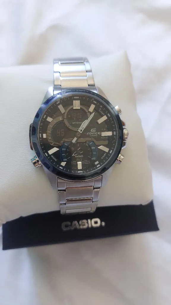 ساعت مچی عقربه‌ای کوارتز مردانه کاسیو مدل ECB-30DB-1ADF