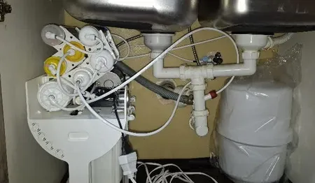 دستگاه تصفیه کننده آب آکوآ اسپرینگ مدل UF - SF4800 به همراه فیلتر مجموعه 4 عددی