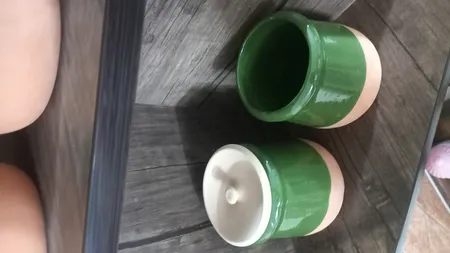 ظرف دیزی سفالی مدل یک نفره بسته 6 عددی