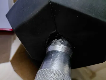 دمبل اس اچ ار مدل B5 وزن 15 کیلوگرم بسته 2 عددی