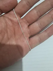 تجریه خرید زنجیر نقره مردانه مدل ساده 392-23