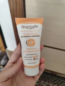 تجریه خرید کرم ضدآفتاب سان‌سیف مدل سنسی فلوئید +SPF50، حجم 50 میلی‌لیتر