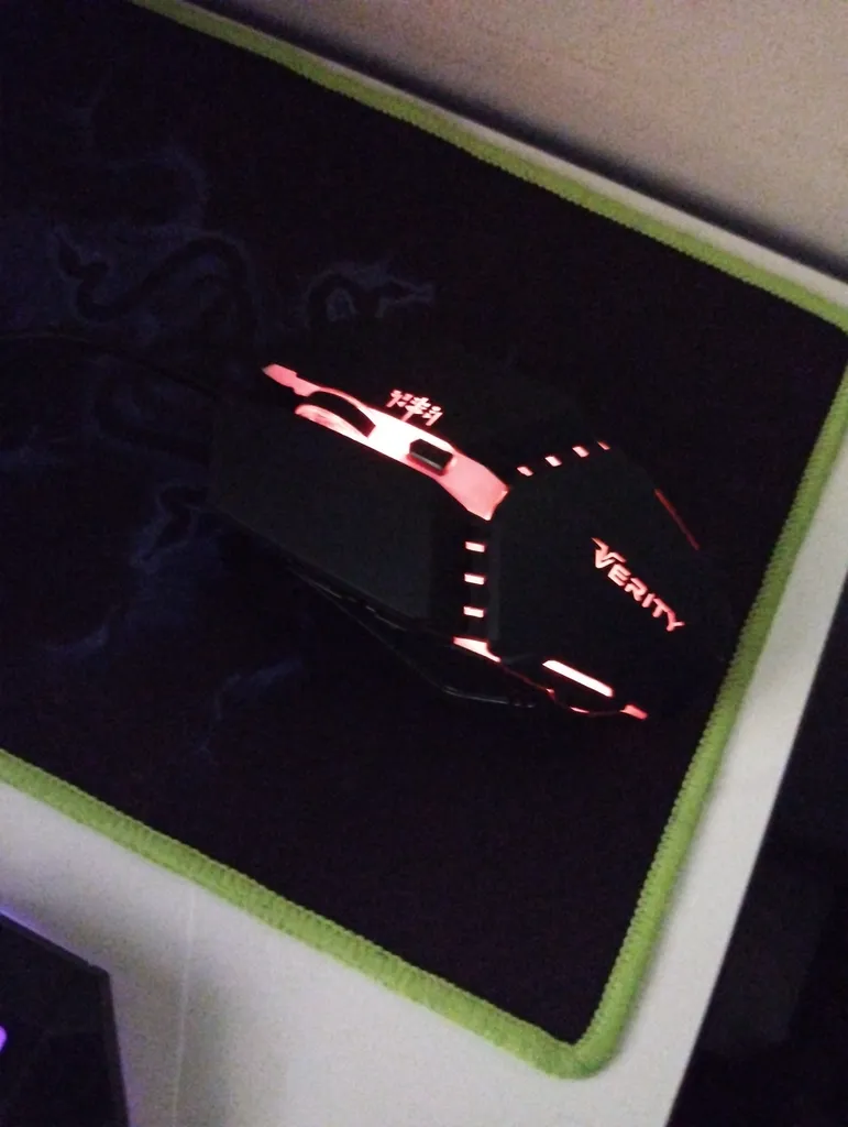 کیبورد و ماوس گیمینگ وریتی مدل V-KB6126GCW، سوییچ ممبران، Full-Size، نورپردازی LED RGB