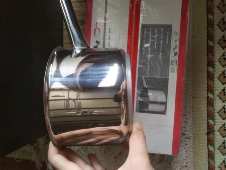 شیر جوش پارس استیل مدل کف سه لایه کد 140 سایز 14