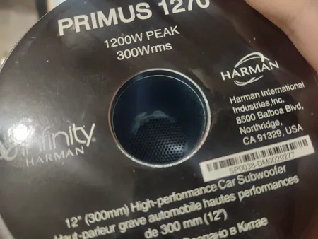 ساب ووفر خودرو اینفینیتی مدل  PRIMUS 1270