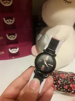 ساعت مچی عقربه ای دخترانه مدل Di Black