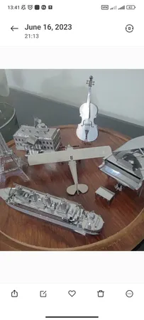 پازل فلزی سه بعدی مدل Violoncello