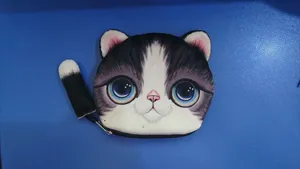 تجریه خرید کیف پول دخترانه طرح گربه مدل C-13BK