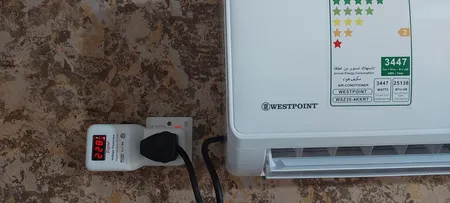 محافظ ولتاژ میکرومکس مدل کولر گازی سه شاخه ارت دار بدون کابل DVP-3PIN