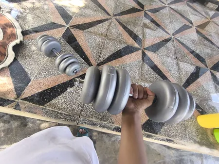 دمبل وزنه پویا مدل PVP05 وزن 5 کیلوگرم بسته 2 عددی