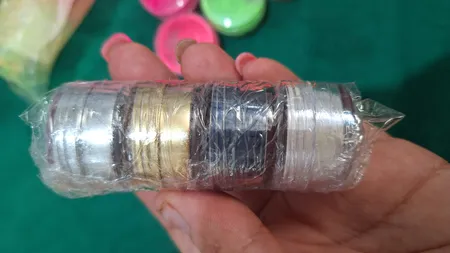 پودر پیگمنت ناخن مدل MuCLR-06 مجموعه 6 عددی