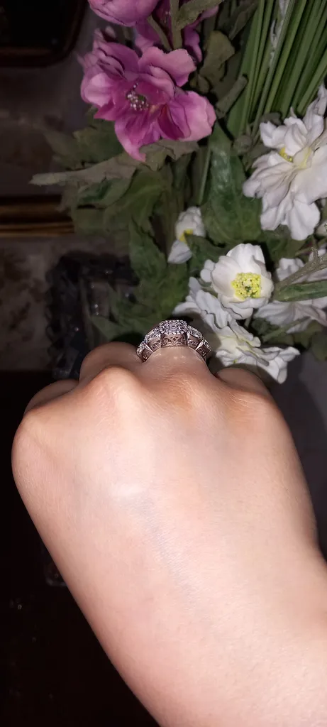 انگشتر نقره زنانه جی تی ای مدل 132