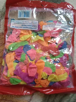 بادکنک آبی مدل واتربالن بسته ۵۰۰ عددی