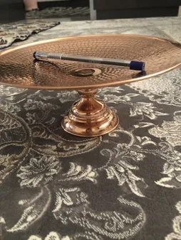 شیرینی خوری مسی کد ZH124