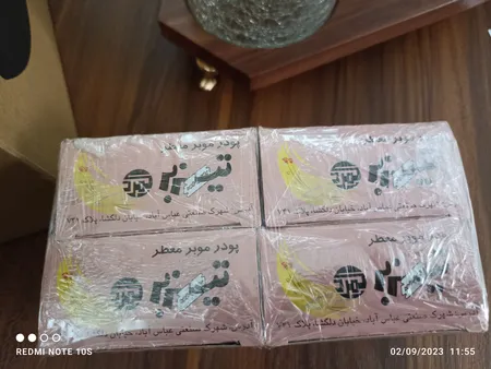 پودر موبر تیزبر با اسانس خوشبو حجم 200 گرم بسته 4 عددی