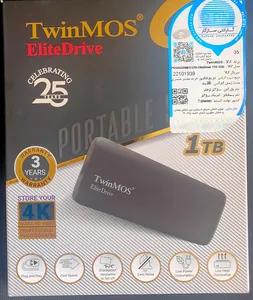 تجریه خرید اس اس دی اکسترنال توین موس مدل Portable SSD EliteDrive ظرفیت یک ترابایت