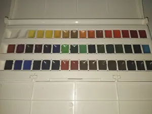 تجریه خرید آبرنگ 48 رنگ افرا مدل Half Pans