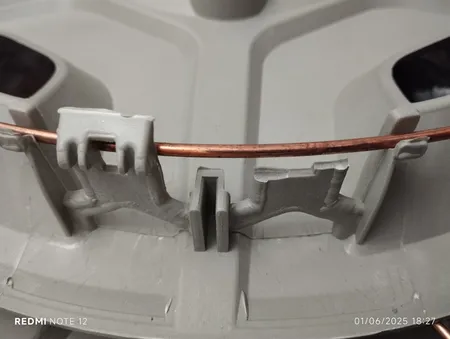 قالپاق چرخ خودرو فابریک پارت مدل 99115 سایز 15 اینچ مناسب برای تارا بسته 4 عددی