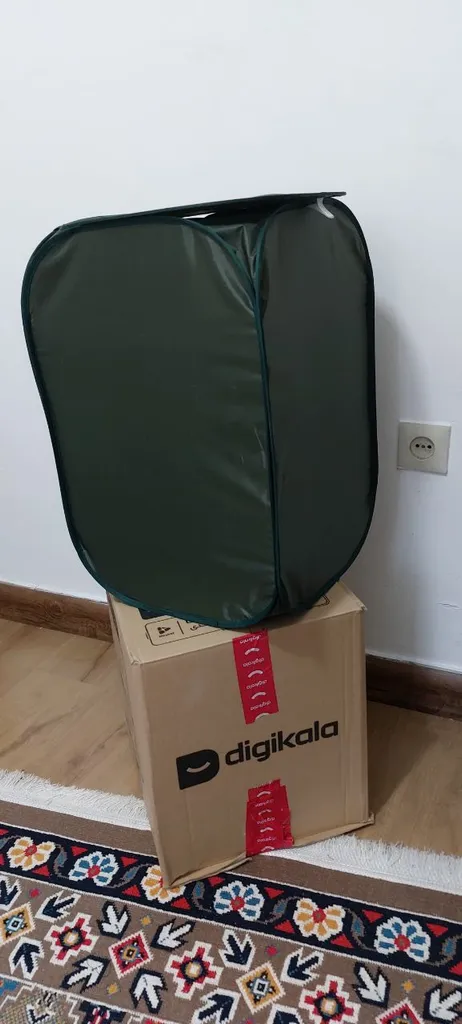 سبد رخت چرک مدل فنری