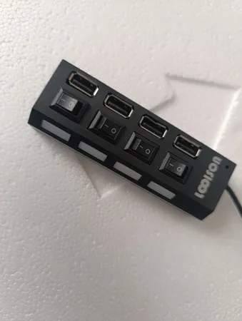 هاب 4 پورت USB 2.0 لویی سان مدل HI-SPEED