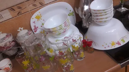 ست پارچ و لیوان 7 پارچه لومینارک مدل CRAZY FLOWRS