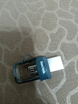 فلش مموری سن دیسک مدل Ultra Dual Drive M3.0 ظرفیت 16 گیگابایت