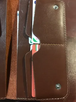 کیف پول چرم طبیعی چرم بارز مدل DM49