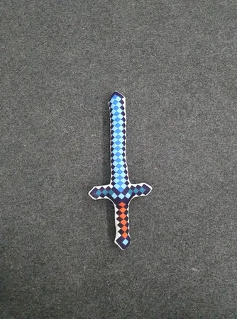 عروسک طرح شمشیر مدل ماینکرافت کد JI110 طول 45 سانتی متر