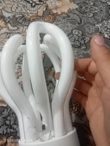 تجریه خرید لامپ کم مصرف 105 وات خزرشید مدل لوتوس پایه E27