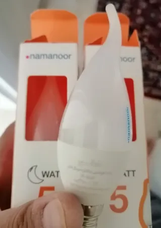 لامپ 5 وات نمانور مدل اشکی پایه E14 بسته 6 عددی