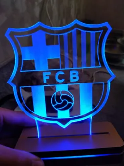 چراغ خواب طرح تیم بارسلونا کد 1065