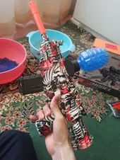 تجریه خرید تفنگ بازی مدل تیر ژله ای Mini M416