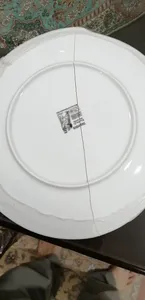 تجریه خرید بشقاب غذاخوری شرکت صنایع چینی تقدیس مدل کاملیا بسته 6 عددی