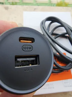 شارژر فندکی 100 وات شیائومی مدل CC07ZM 1A1C