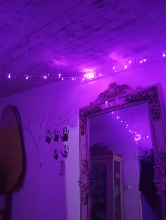 ریسه ال ای دی مدل سوزنی طرح پر طول 10 متری