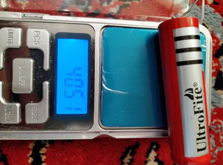 باتری لیتیوم یون قابل شارژ اولترا فایت مدل 18650 ظرفیت 6800 میلی آمپر ساعت