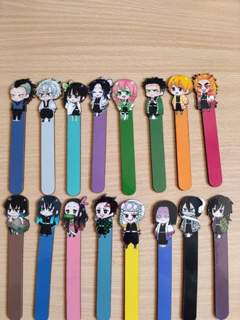 نشانگر کتاب مدل تانجیرو شیطان کش مجموعه 16 عددی