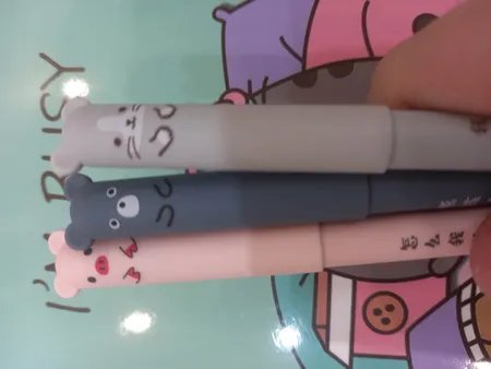 خودکار مدل عروسکی پاک کن دار مجموعه 4 عددی