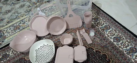 سبد پیک نیک 55 پارچه ونوس پلاستیک مدل N117