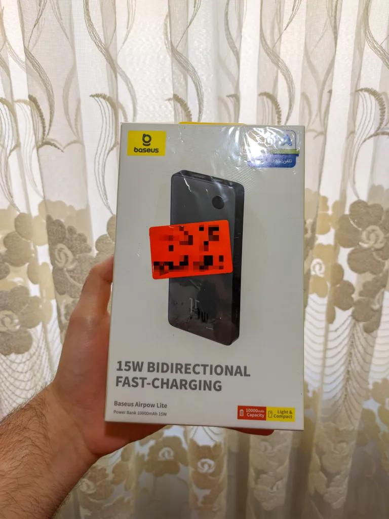 پاوربانک باسئوس 15 وات مدل Airpow Lite PPAP-10A Cosmic ظرفیت 10000 میلی آمپر ساعت