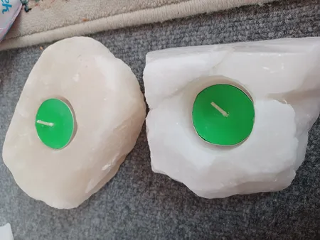 جا شمعی سنگ نمک مدل LT401